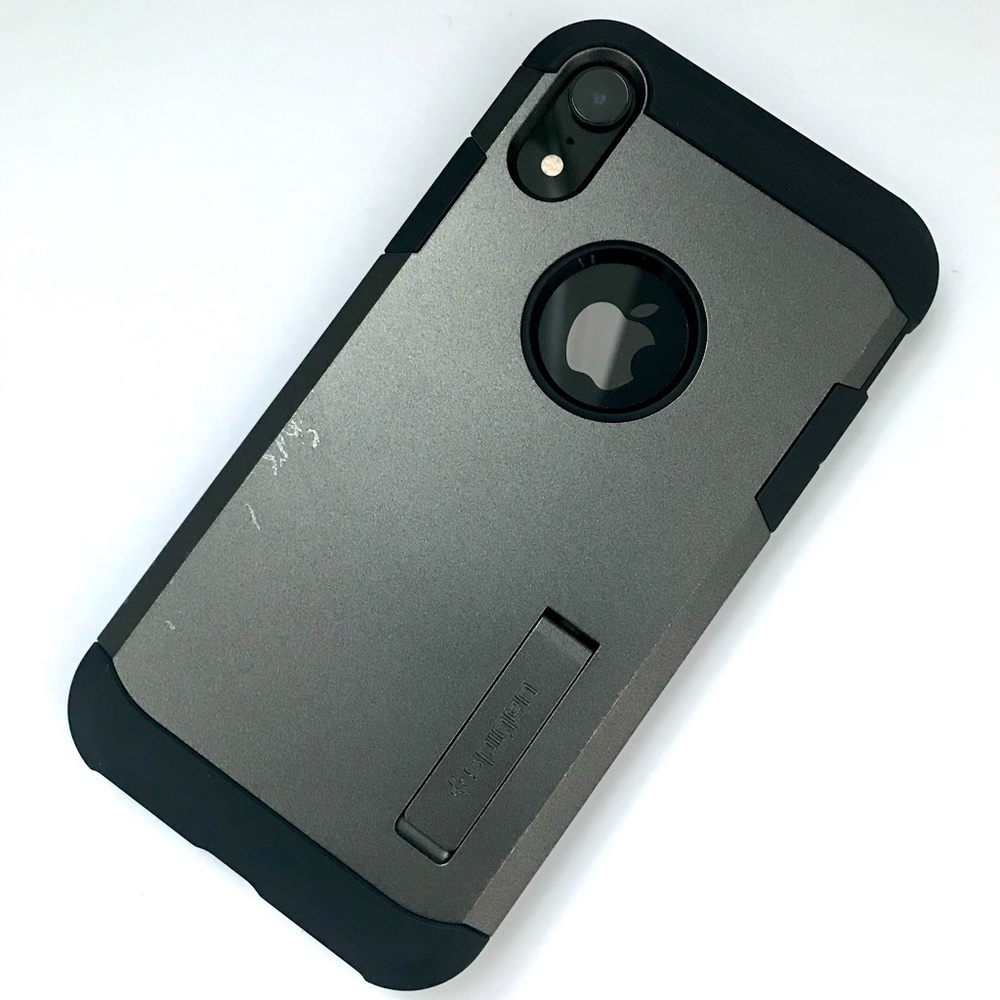 Spigen Tough Armor Works with Apple iPhone XR Case (2018) - Gunmetal